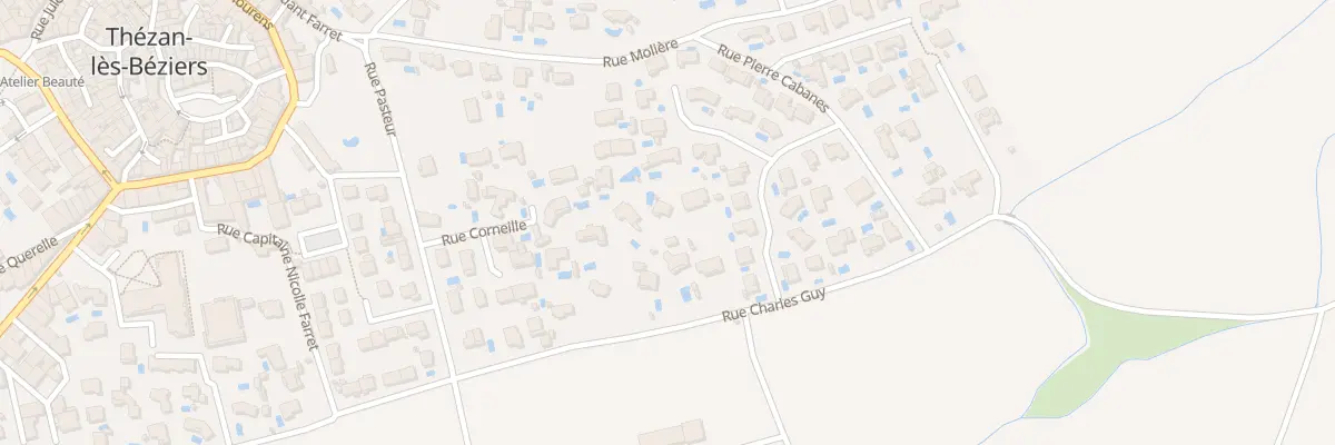 Plan du 9 Rue Charles Guy à Thézan-lès-Béziers