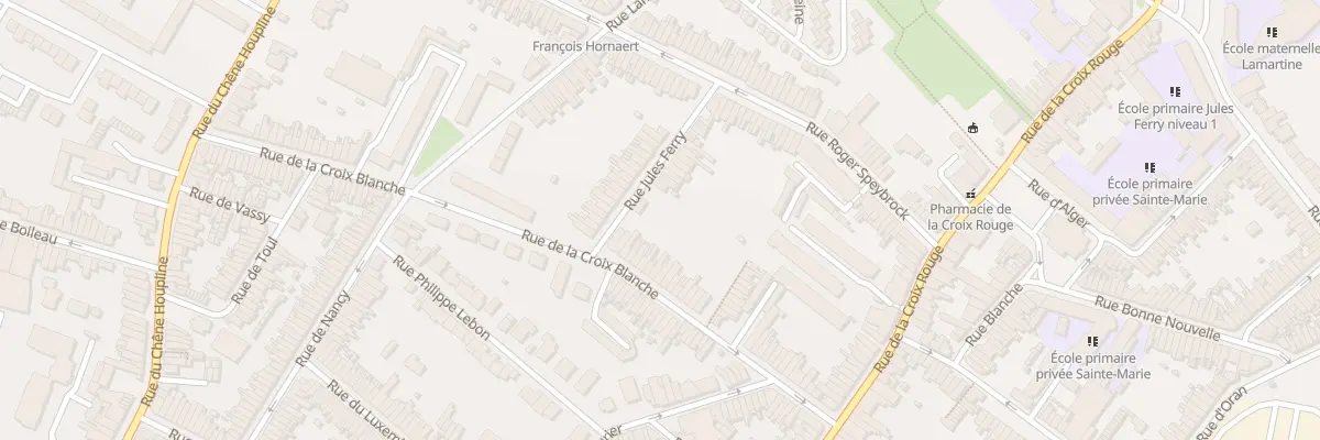 Plan du 133 Rue de la Croix Blanche à Tourcoing