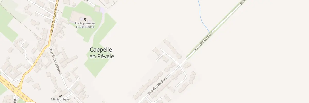 Plan du 43 Rue des Blatiers à Cappelle-en-Pévèle