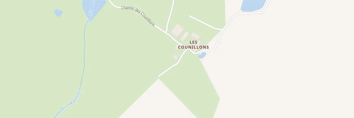 Plan du 888 Che des Counillons à Souvigny
