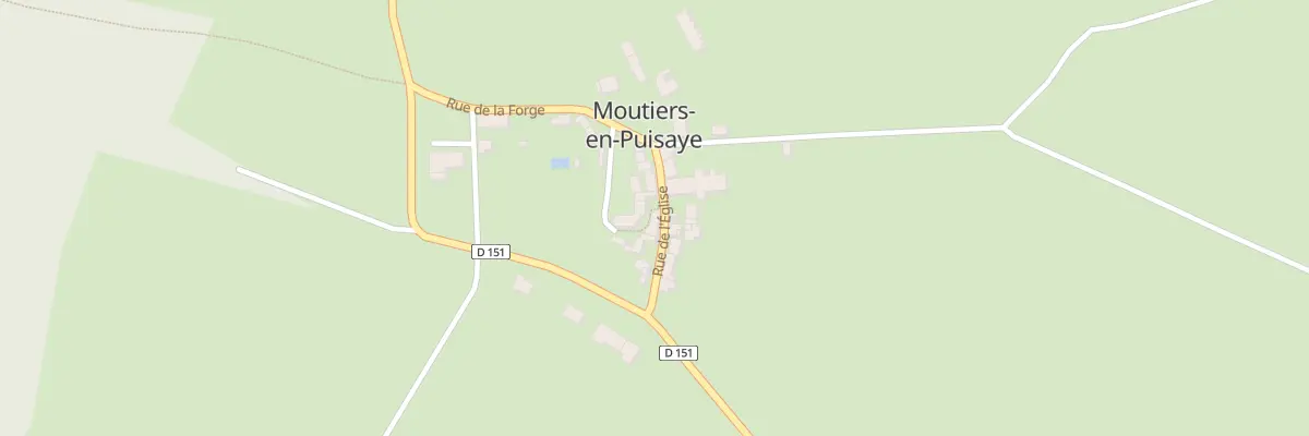 Plan du 13 Moutiers à Moutiers-en-Puisaye