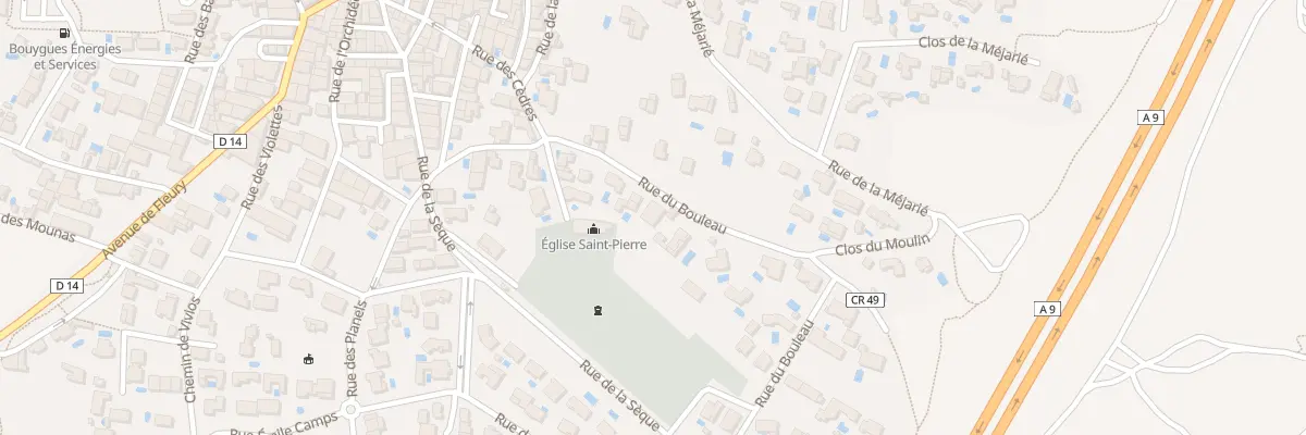 Plan du 16 Rue du Bouleau à Lespignan