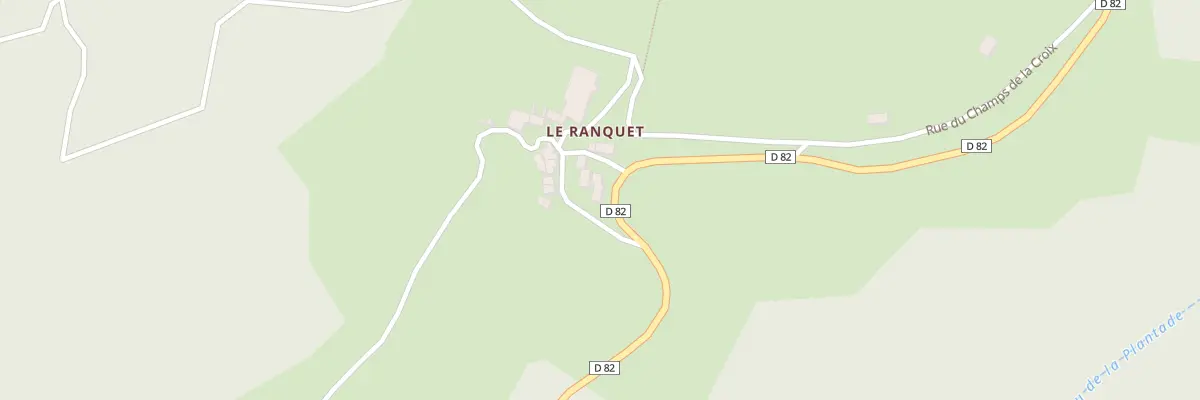 Plan du 5484 Le Ranquet à Blesle