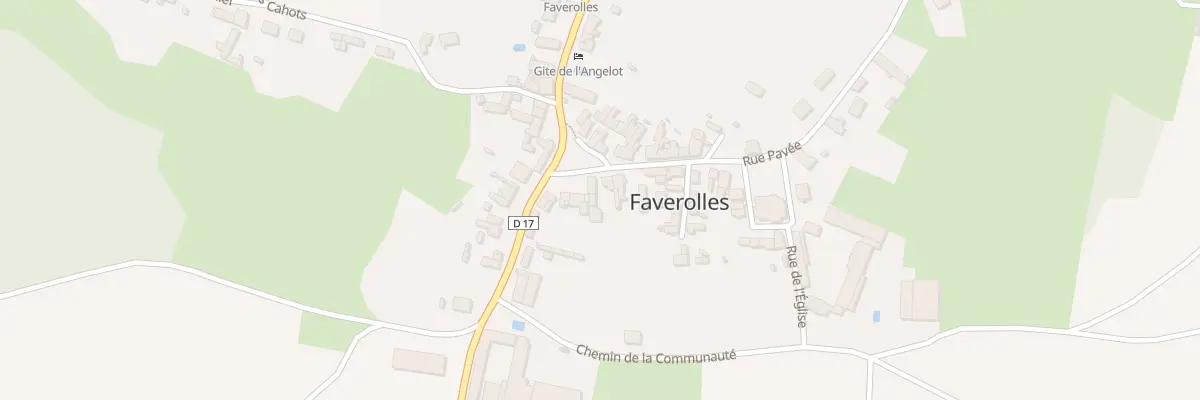 Plan du 8 Rue Pavée à Faverolles