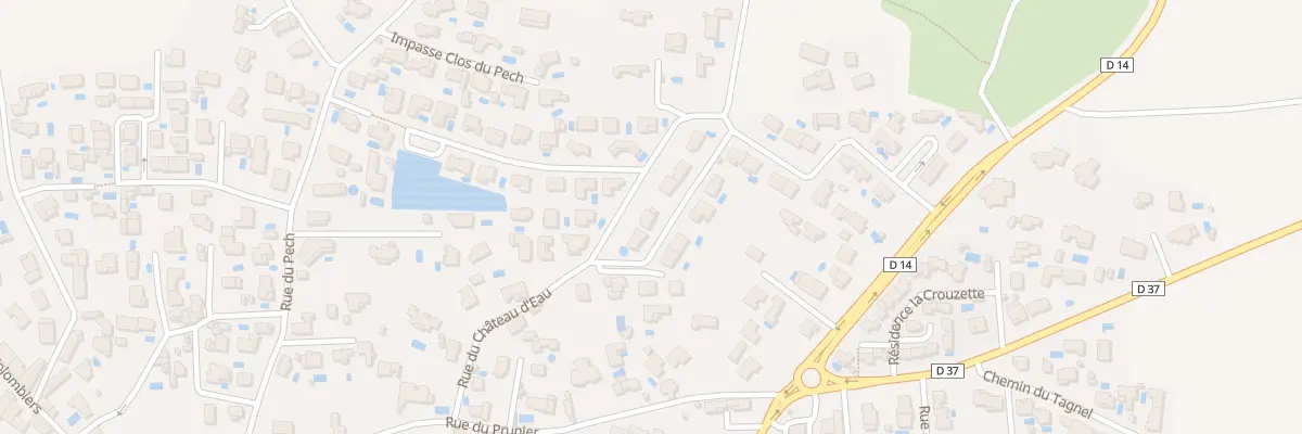 Plan du 2 Rue du Puech Majou à Lespignan