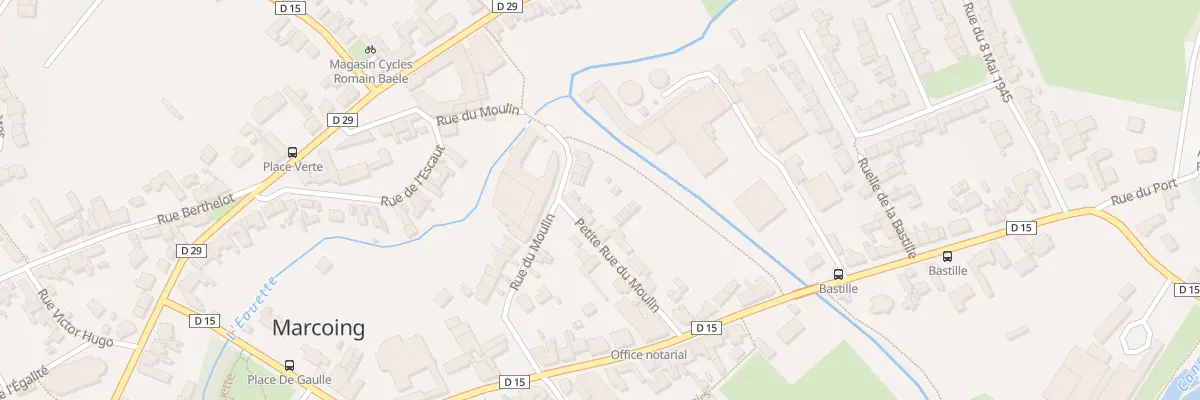 Plan du 6 Ptr Petite Rue du Moulin à Marcoing