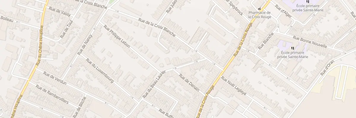 Plan du 111 Rue du Beau Laurier à Tourcoing