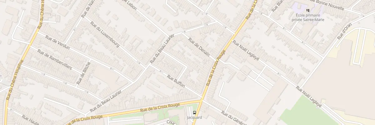 Plan du 17 Rue de Rouen à Tourcoing