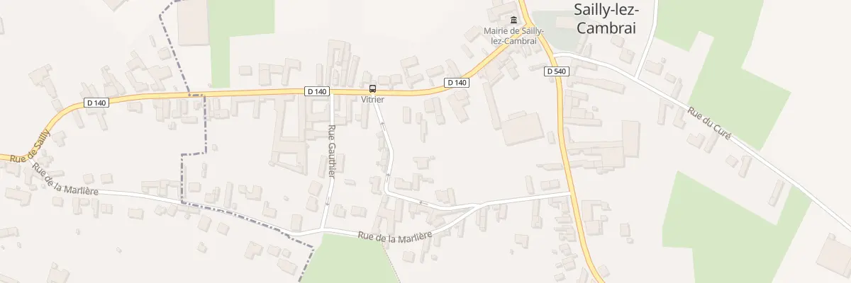 Plan du 11 Rue des Vitriers à Sailly-lez-Cambrai
