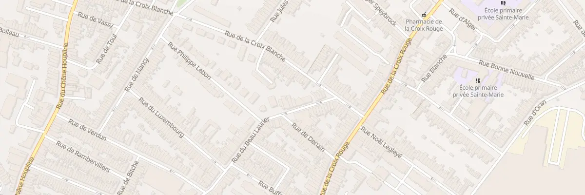 Plan du 113 Rue du Beau Laurier à Tourcoing