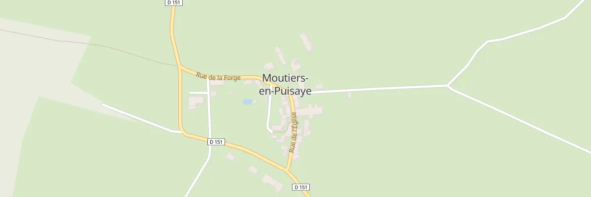 Plan du 25 Moutiers à Moutiers-en-Puisaye