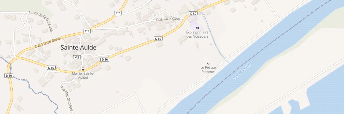 Plan du 36 Rue du Bourg à Sainte-Aulde