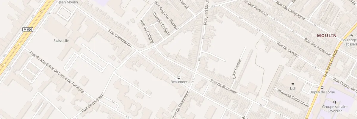 Plan du 23 Rue de Bouvines à Roubaix