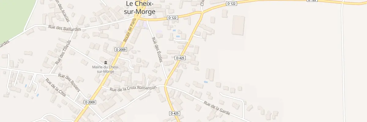 Plan du 4 Rue St Amable au Cheix-sur-Morge