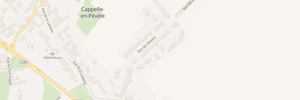 Plan du 40 Rue des Blatiers à Cappelle-en-Pévèle
