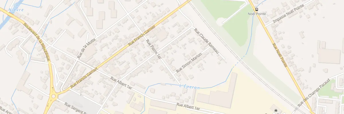 Plan du 10 Rue Pierre 1er à Nevers
