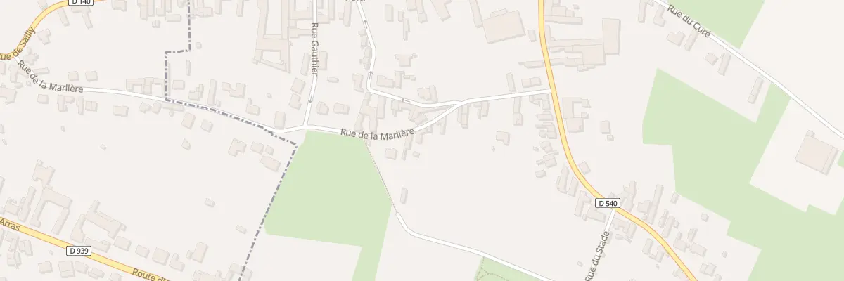 Plan du 15 Rue de la Marlière à Sailly-lez-Cambrai
