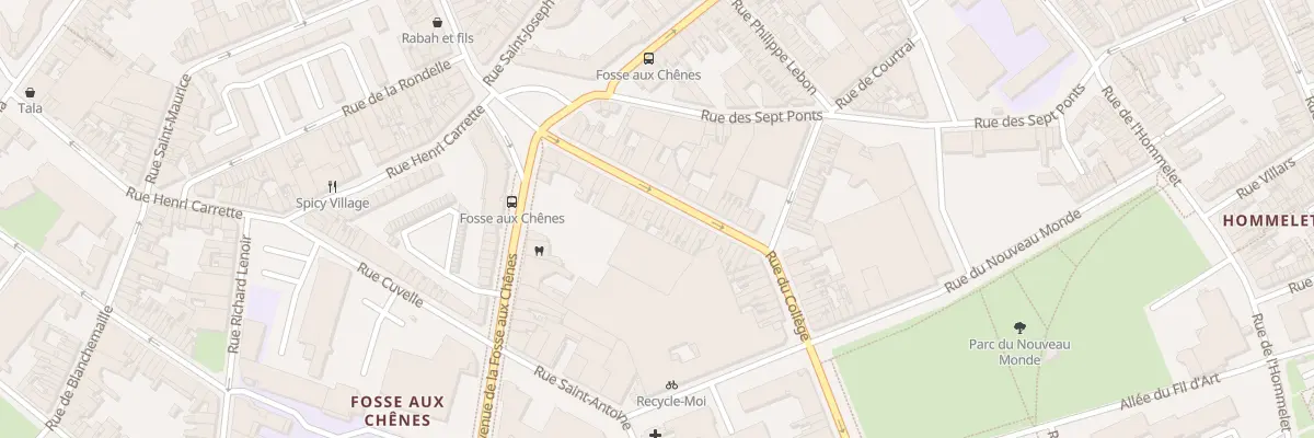 Plan du 203 Rue du Collège à Roubaix