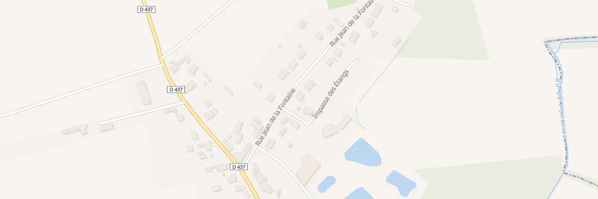Plan du 10 Rue Jean de la Fontaine à Abbécourt