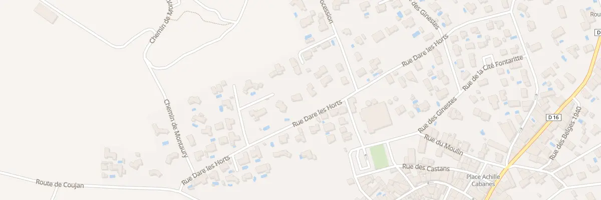 Plan du 16 Rue de Dare des Horts à Saint-Geniès-de-Fontedit