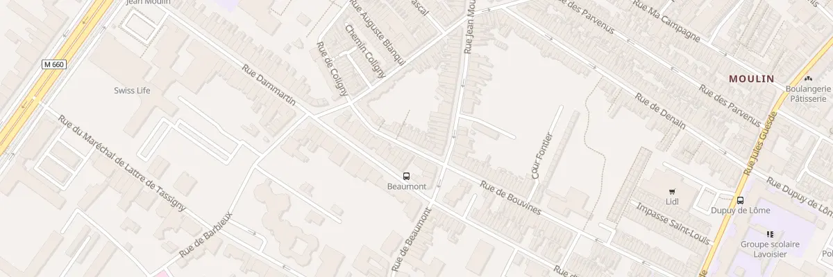 Plan du 29 Rue de Bouvines à Roubaix