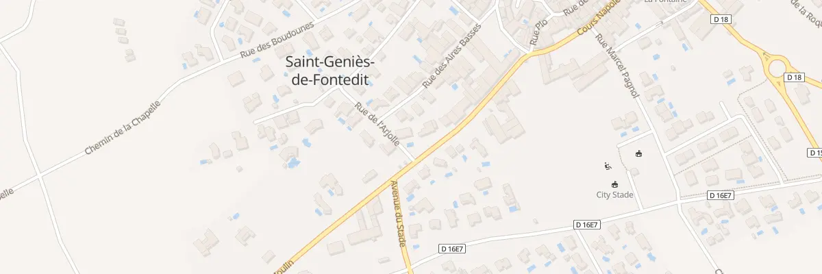 Plan du 2 Rue de l’Arjolle à Saint-Geniès-de-Fontedit