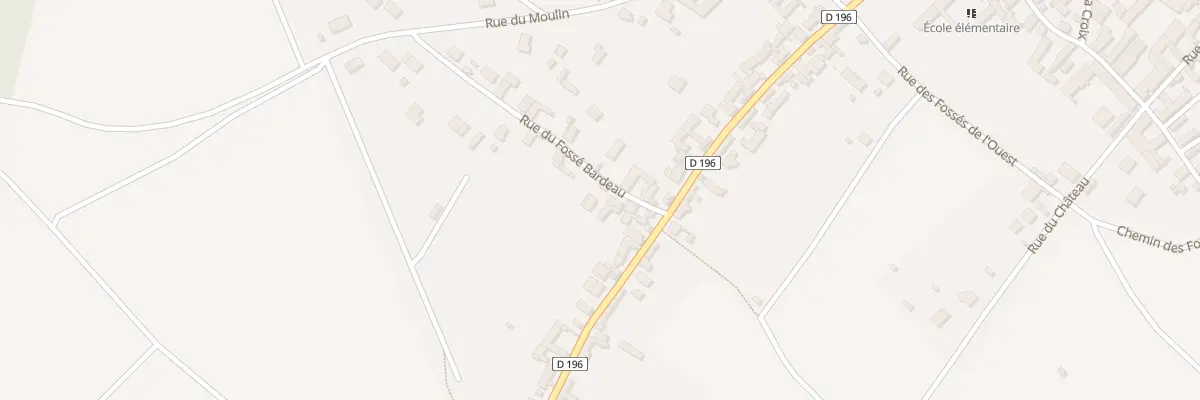 Plan du 3B Rue du Fossé Bardeau à Villemanoche