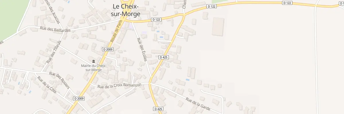 Plan du 6 Rue St Amable au Cheix-sur-Morge