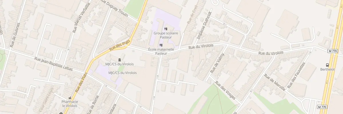 Plan du 42 Rue du Virolois à Tourcoing