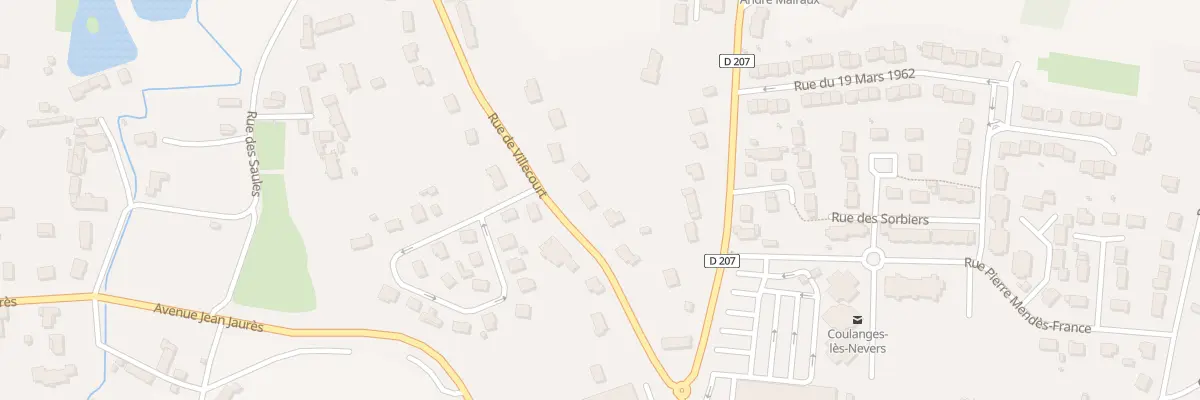 Plan du 8 Rue de Villecourt à Coulanges-lès-Nevers