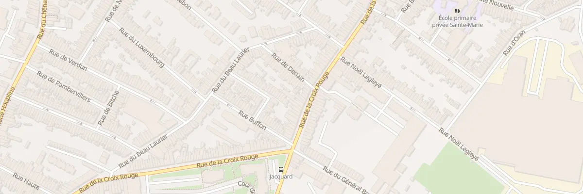 Plan du 203 Rue de la Croix Rouge à Tourcoing