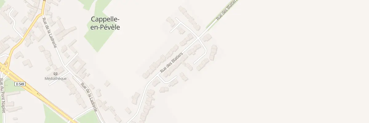 Plan du 46 Rue des Blatiers à Cappelle-en-Pévèle