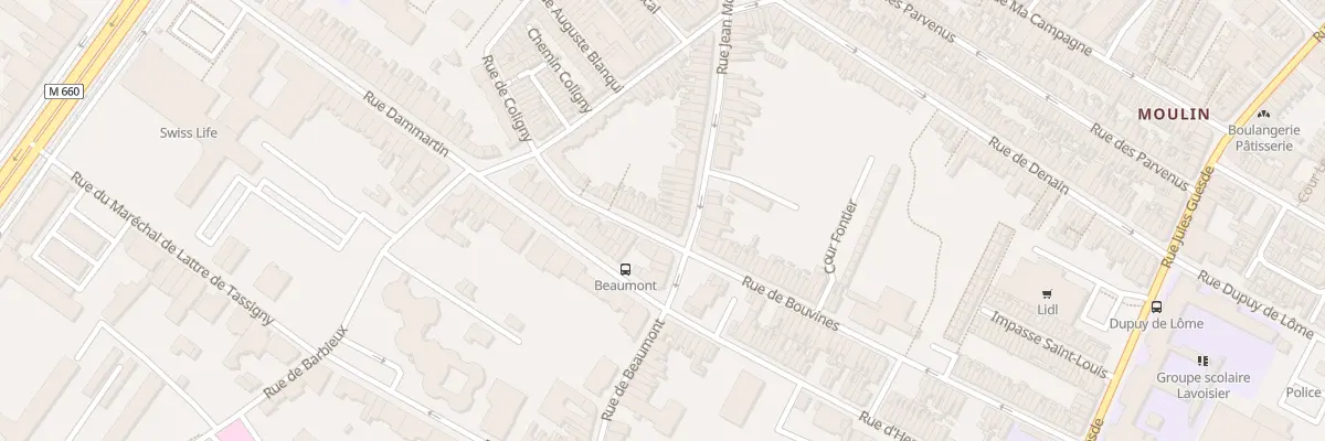 Plan du 37 Rue de Bouvines à Roubaix