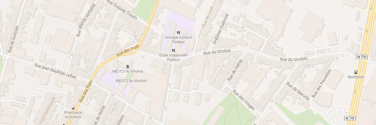 Plan du 46 Rue du Virolois à Tourcoing