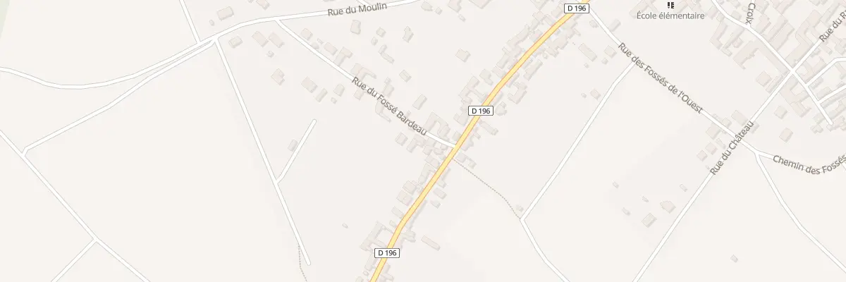 Plan du 3 Rue du Fossé Bardeau à Villemanoche