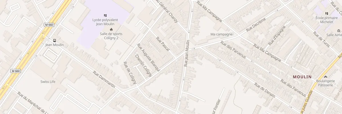 Plan du 10 Rue Daguesseau à Roubaix