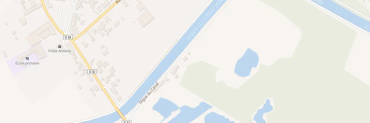 Plan du 10 Dig du Canal à Saint-Simon