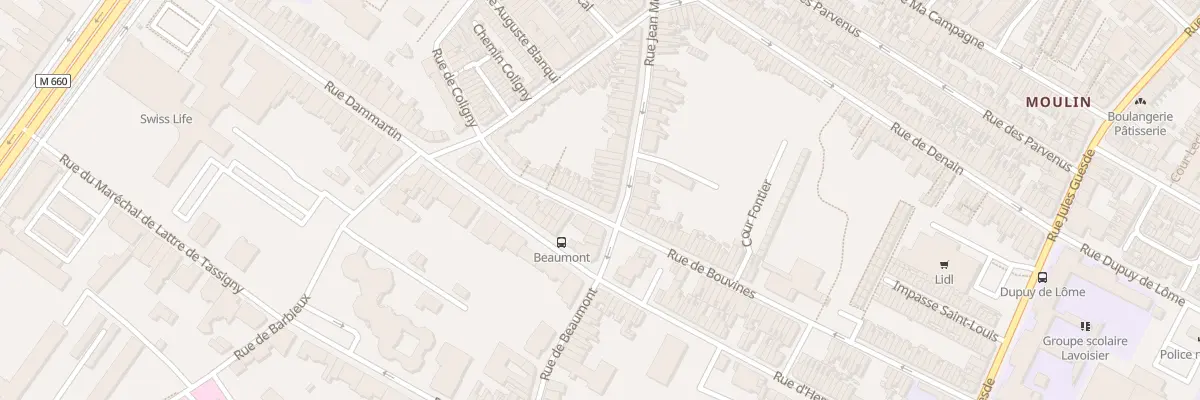 Plan du 39 Rue de Bouvines à Roubaix