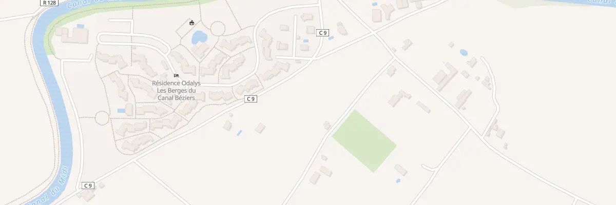 Plan du 280 Cr 126 de Luch à Béziers