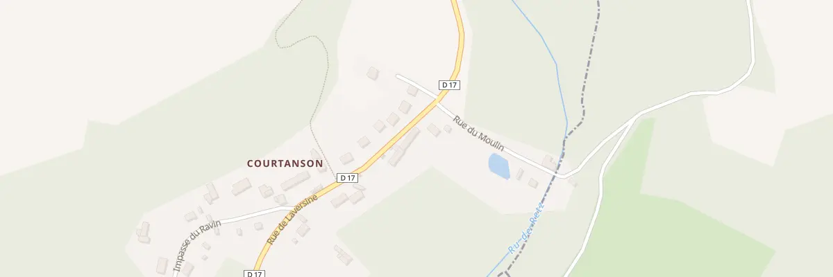 Plan du 8 Rue de Laversine à Saint-Bandry