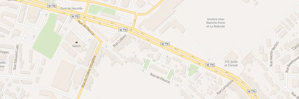 Plan du 201 Chs Pierre Curie à Tourcoing