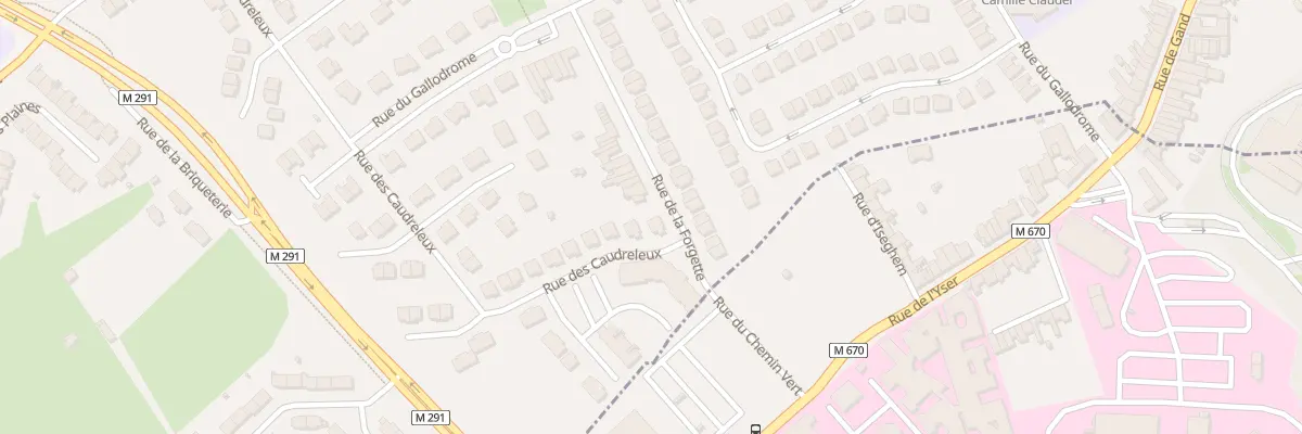 Plan du 43 Rue des Caudreleux à Neuville-en-Ferrain