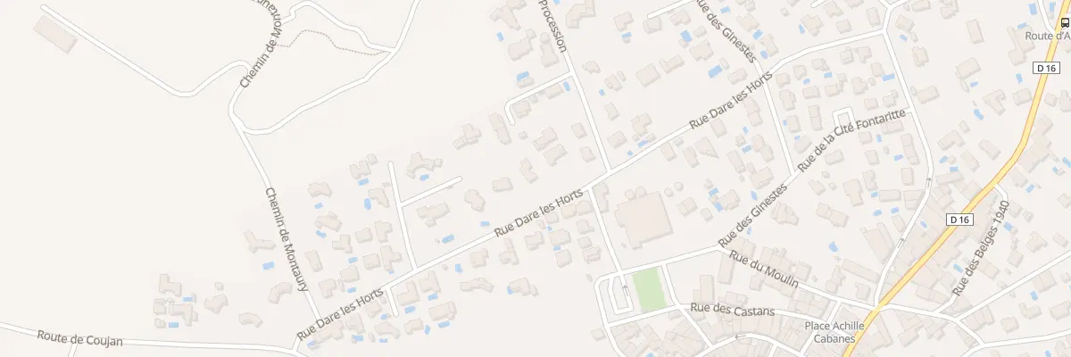 Plan du 14 Rue de Dare des Horts à Saint-Geniès-de-Fontedit