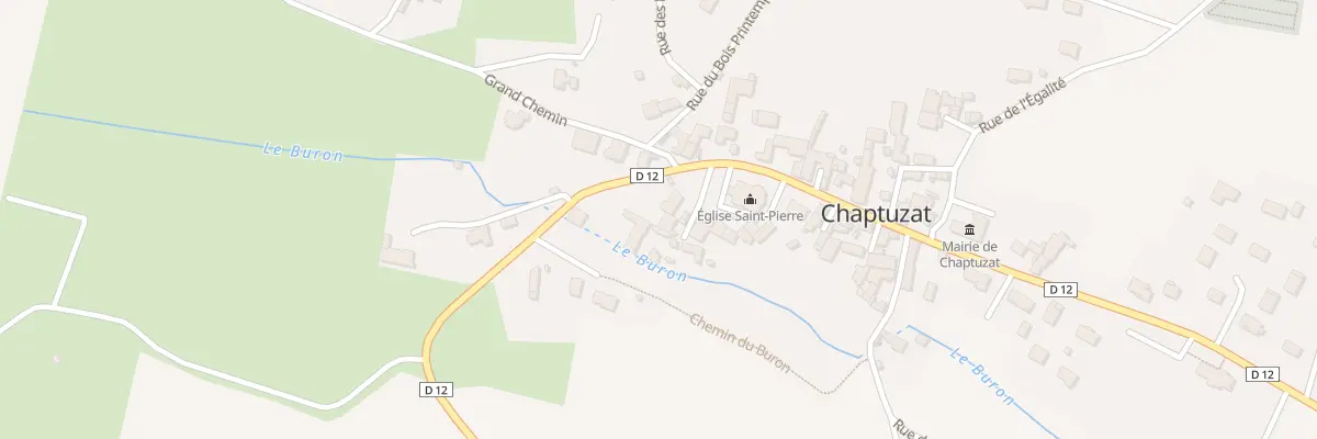 Plan du 4 Sen du Buron à Chaptuzat