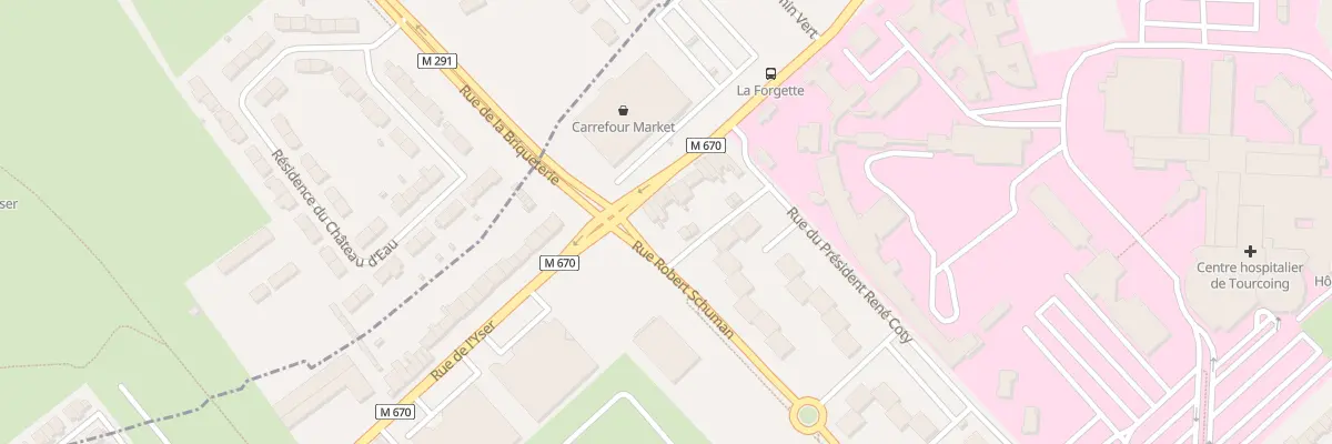 Plan du 314 Rue de l’Yser à Tourcoing