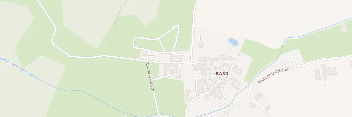 Plan du 9001 Che de Coustoune (Bard) à Boudes