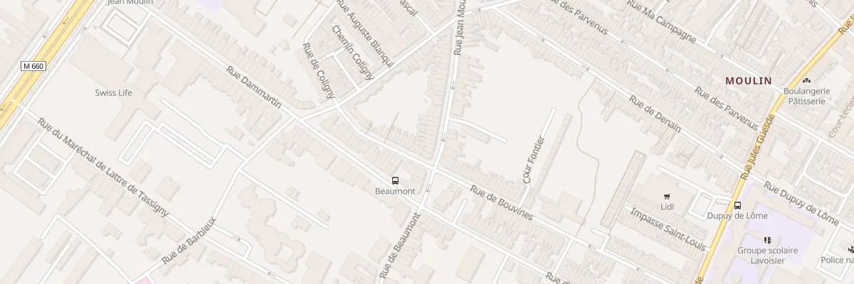 Plan du 192 Rue Jean Moulin à Roubaix