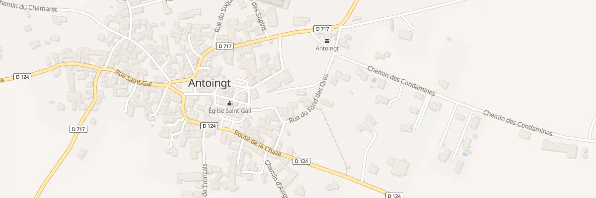 Plan du 9001 Rue du Louvetier à Antoingt