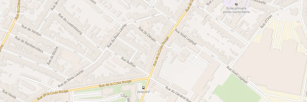 Plan du 205 Rue de la Croix Rouge à Tourcoing