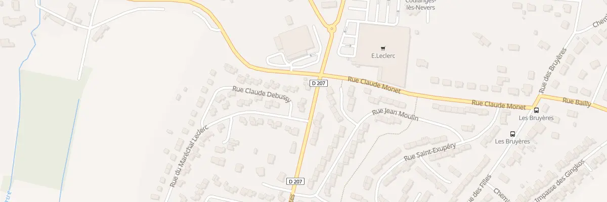 Plan du 59 Rue des Chaumottes à Coulanges-lès-Nevers